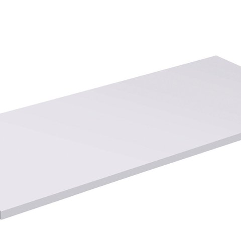 Tampo para Balcão de Pia 120cm x 52,5cm Branco/Brilho