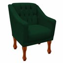 Ver imagem 5 de Kit Namoradeira + 2 Poltrona Decorativa Grécia Dritex Suede Verde