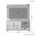 Ver imagem 3 de Estante para TV e Home Theater até 55 Polegadas MDF 136,5CMX183,5cm União Candian Marrom