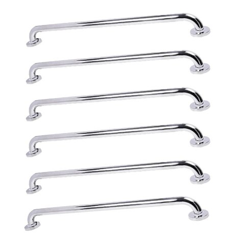 Alça Barra de Apoio Kit 5 Uni 70cm Inox Acessibilidade Deficiente Anti Queda Criança Idoso Gestante