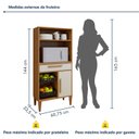 Ver mais imagens de Conjunto 2 Peças Fruteira com Nicho e Balcão 3 Portas Sorocaba