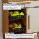 Ver imagem 4 de Conjunto 2 Peças Fruteira com Nicho e Balcão 3 Portas Sorocaba