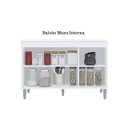 Ver imagem 3 de Balcão Multiuso Gabinete Manu 120cm 3 Portas c/Tampo - AJL Móveis
