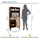 Ver mais imagens de Conjunto 2 Peças Fruteira com Nicho e Balcão 4 Portas Cuiaba