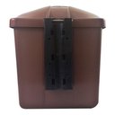 Ver imagem 2 de Cesto Individual Lixeira Coleta Seletiva 40 Litros Com Poste:Amarelo