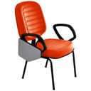 Ver imagem 2 de Cadeira Universitária Diretor Gomada Linha Blenda Vermelho