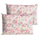 Ver imagem 1 de 2 Fronha Avulsa Percal 200 Fios Algodão Ponto Palito Jardim