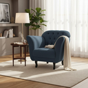 Ver imagem 1 de Poltrona Decorativa Dália Bouclé Cinza