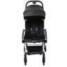 Carrinho de Bebê Burigotto Up Dobrável para Passeio até 15kg Preto com Metal Prata - 5