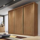 Ver imagem 3 de Guarda Roupa 100% Mdf 3 Portas Cumaru