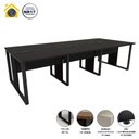 Ver imagem 3 de Plataforma de Trabalho 6 Pessoas 360cm X 120cm Pé Metal F5 Cor:preto