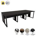 Ver imagem 3 de Plataforma de Trabalho 6 Pessoas 360cm X 120cm Pé Metal F5 Cor:preto