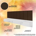 Ver imagem 4 de Cabeceira Estofada Suspensa Cama Casal Bulgária 