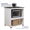 Ver imagem 6 de Conjunto 2 Peças Paneleiro com Fruteira e Balcão 4 Bocas Santo Andre