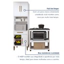 Ver imagem 2 de Conjunto 2 Peças Paneleiro com Fruteira e Balcão 4 Bocas Santo Andre