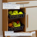 Ver imagem 4 de Conjunto 2 Peças Paneleiro com Fruteira e Balcão 4 Bocas Santo Andre