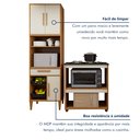 Ver imagem 2 de Conjunto 2 Peças Paneleiro com Fruteira e Balcão 4 Bocas Santo Andre