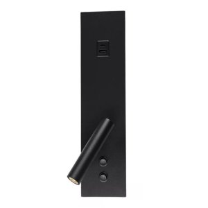 Arandela Led Enna C/usb Interruptor 12w 3000k Pt Nordecor