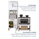 Ver imagem 2 de Conjunto 2 Peças Paneleiro com Fruteira e Balcão 5 Bocas Santo Andre