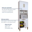 Ver imagem 5 de Conjunto 2 Peças Paneleiro com Fruteira e Balcão 5 Bocas Santo Andre