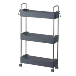Prateleira Carrinho em Aço Organizador Multiuso 3 Prateleira - 1
