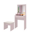 Ver imagem 2 de Penteadeira Sofia com Banqueta 140x60x35,5 cm Branco