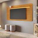 Ver imagem 1 de Painel para TV até 70 Polegadas com LED MDF 200CMX107CM Cristal Candian 107x200x18 cm Marrom