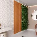 Ver imagem 2 de Placa Painel Ripado Madeira 250x95cm Supremo 95 Patrimar Cinamomo