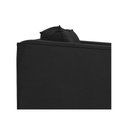 Ver imagem 2 de Kit Sofá 2 Lugares e Poltrona Europa Suede Preto - AM Decor