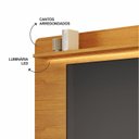 Ver imagem 4 de Rack com Painel para TV até 70 Polegadas com LED MDF 200CMX177CM Cristal Candian Marrom