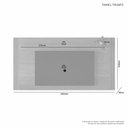 Ver imagem 3 de Painel para TV até 70 Polegadas MDF 200CMX108CM Trunfo Candian Marrom