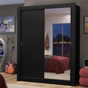 Ver imagem 1 de Guarda-roupa Solteiro Madesa Dallas 2 Portas de Correr com Espelho 2 Gavetas