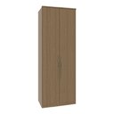 Ver imagem 1 de Guarda Roupa Modulado 02 Portas com Colmeia 245cm Altura Setiba - Carvalho