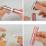 Frasquinho Spray Perfume Viagem Bolso Bolsa Amostra Decant Borrifador Mini Refil Pequeno Frasco - Az - 3