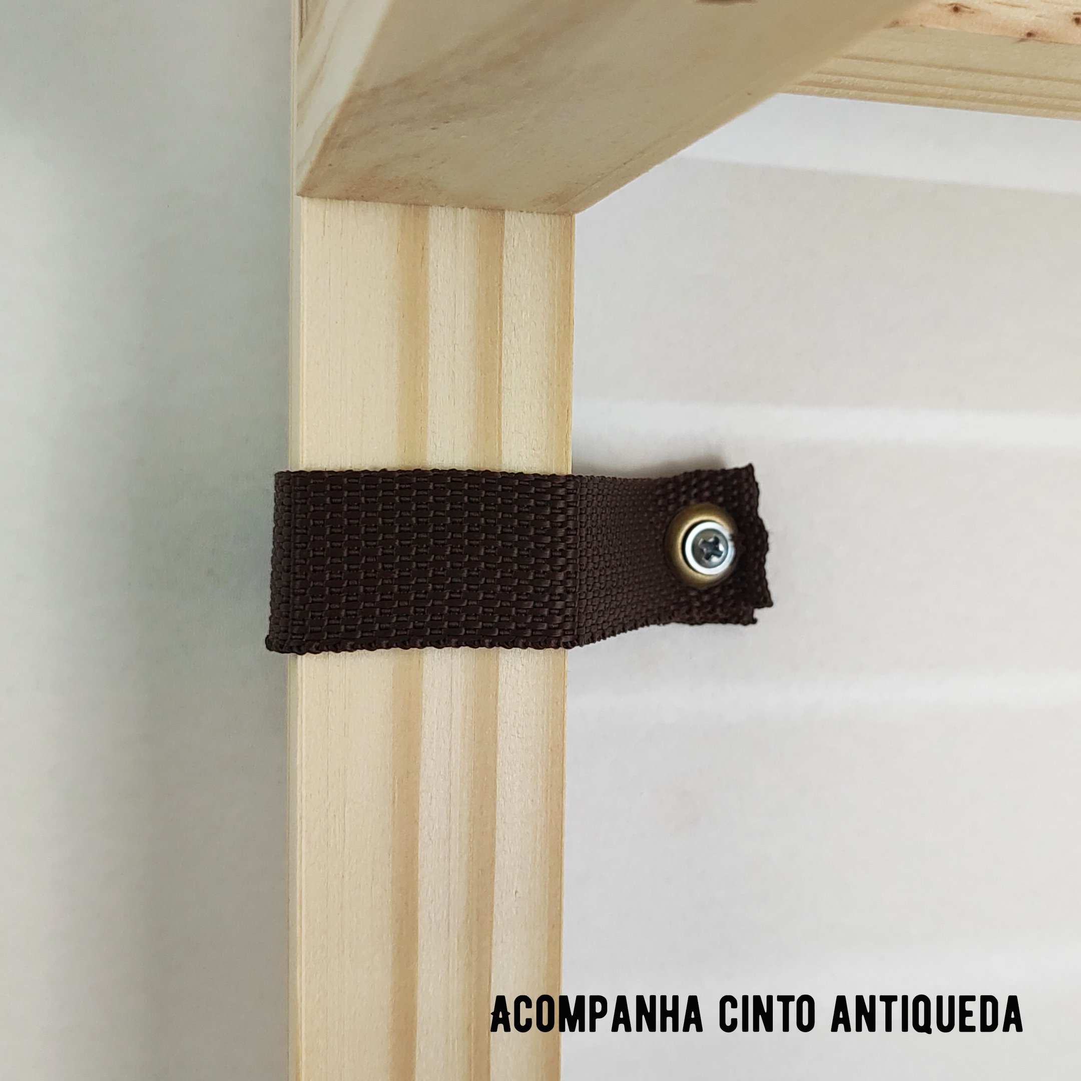 Armário Arara Cabideiro para Quarto com Prateleiras em Mdp Branco - 8