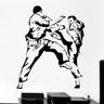 Adesivo de Parede Karateca Chute Alto-Pequeno 48x58cm - 1