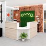 Balcão Atendimento de Canto em L Recepção Consultório 120x60cm - 1