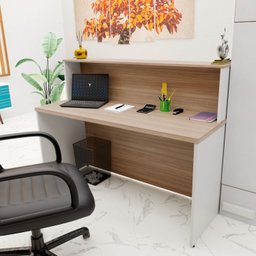 Balcão Atendimento Recepção Consultório 140x60cm - 5
