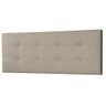 Kit Painel e Calçadeira Baú Queen 1,60m Berlim Suede Bege - Pallazio - 6