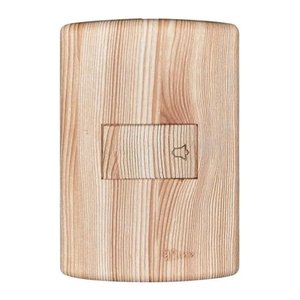 Pulsador para Campainha com Placa 4x2 Matiz Pluzie:angelim