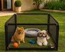 Ver imagem 3 de Cercado Expansível para Pet Pequeno/Médio Porte - 4 Módulos Aço  Ninos