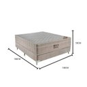 Ver imagem 3 de Cama Box e Colchão Airtech Molas Ensacadas (138x188) - Ortobom