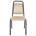 Ver imagem 2 de Cadeira Empilhável para Hotelaria Linha Hotel Fremont Bege
