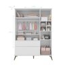 Guarda Roupa Infantil Melinda com 3 Portas - Branco - 4