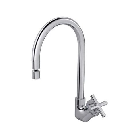 Torneira de Pia Cozinha parede LUXO 1168 C64 Deca Cromada Duna -1168C64