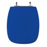 Assento Sanitário Poliéster para Louça Stylus (celite) Aço (reb. Oculto) Azul Mineral - 1