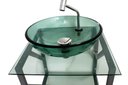 Ver imagem 4 de GABINETE DE VIDRO VERDE 40CM AC COM CUBA REDONDA