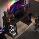 Ver imagem 3 de Mesa Gamer Escrivaninha Mesa de Computador Xp - Preto