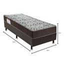 Ver imagem 2 de Cama Box e Colchão ISO 150 D45 Solteiro(88x188) - Ortobom Marrom