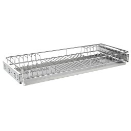 Escorredor de Pratos Deslizante 570x75x270mm Mód 600mm Crom - 1